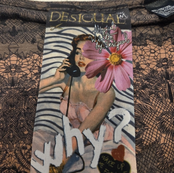 Elegant Brown Patterned Wrap Dress - Picture 3 of 12